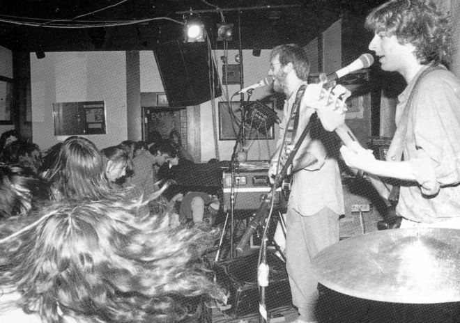 Phish on the Nectar's stage. (Photo credit: Max Brown/Phish/Burlington Free Press)