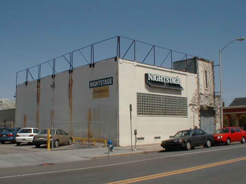 NightStage right before it was torn down and replaced with condos.