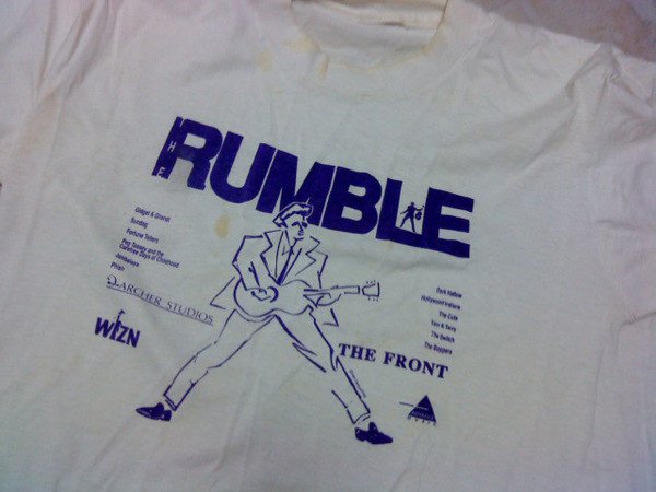The official T-shirt of the WIZN Rock Rumble