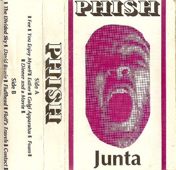 The original Junta cassette cover with Fishman's face as released in May 1989.