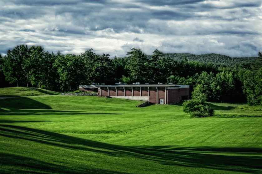 Meany Gym on the Northfield Campus of NMH. One possible location for today's show but the rolling hills make it seem unlikely.